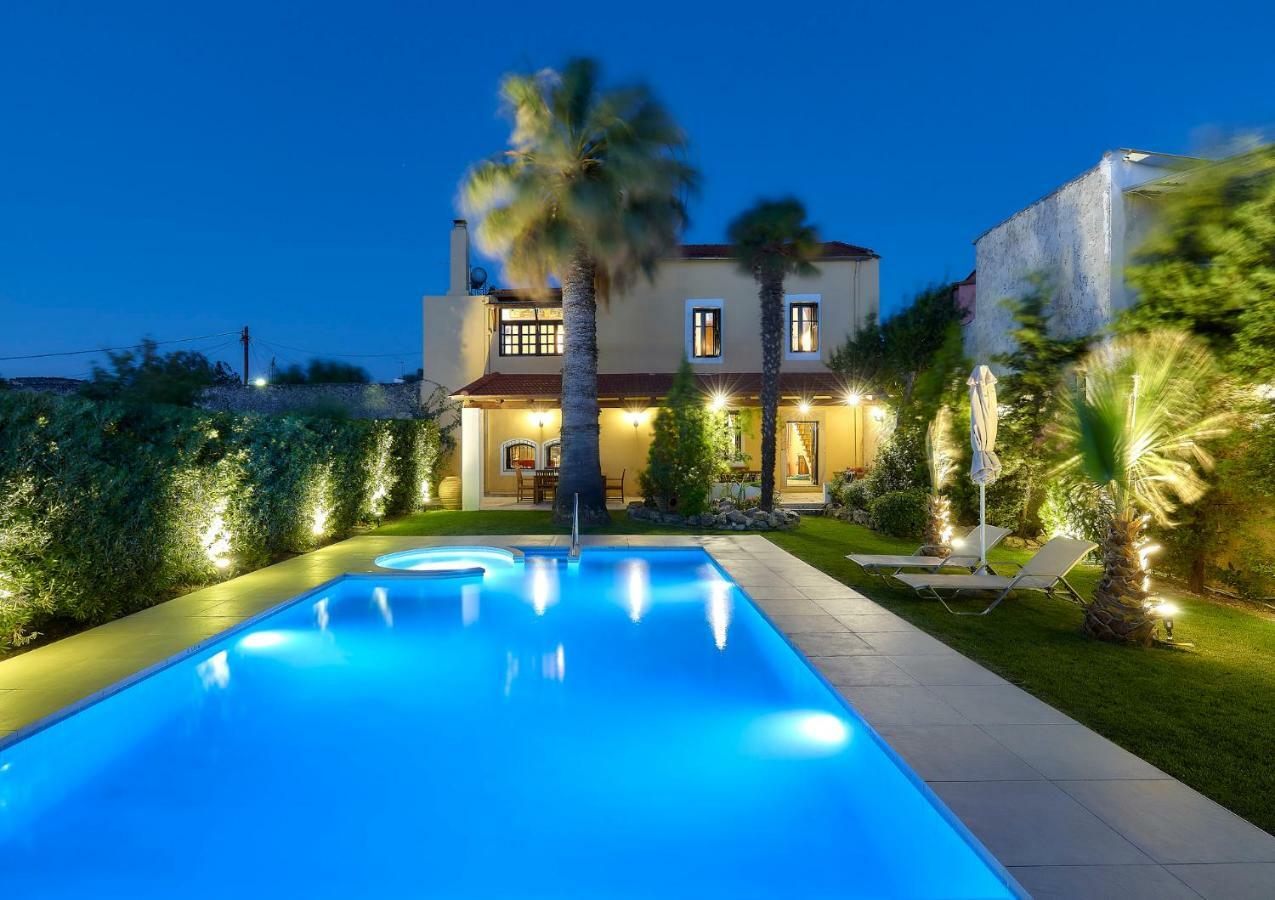 Castello Villa Daphnes - Private Pool & Whirlpool Dhafnes Екстер'єр фото