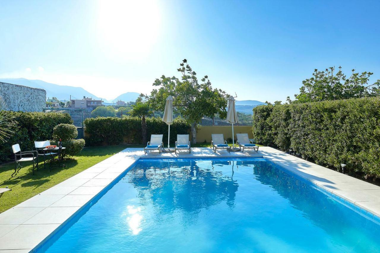 Castello Villa Daphnes - Private Pool & Whirlpool Dhafnes Екстер'єр фото