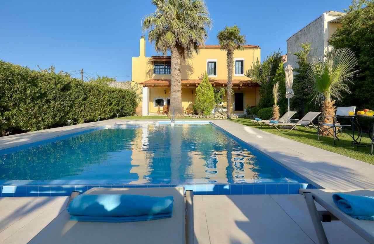 Castello Villa Daphnes - Private Pool & Whirlpool Dhafnes Екстер'єр фото